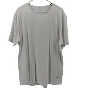 7 Diamonds Core Crew Neck T Shirt  White 4 Way Stretch Quick Dry Men's XL